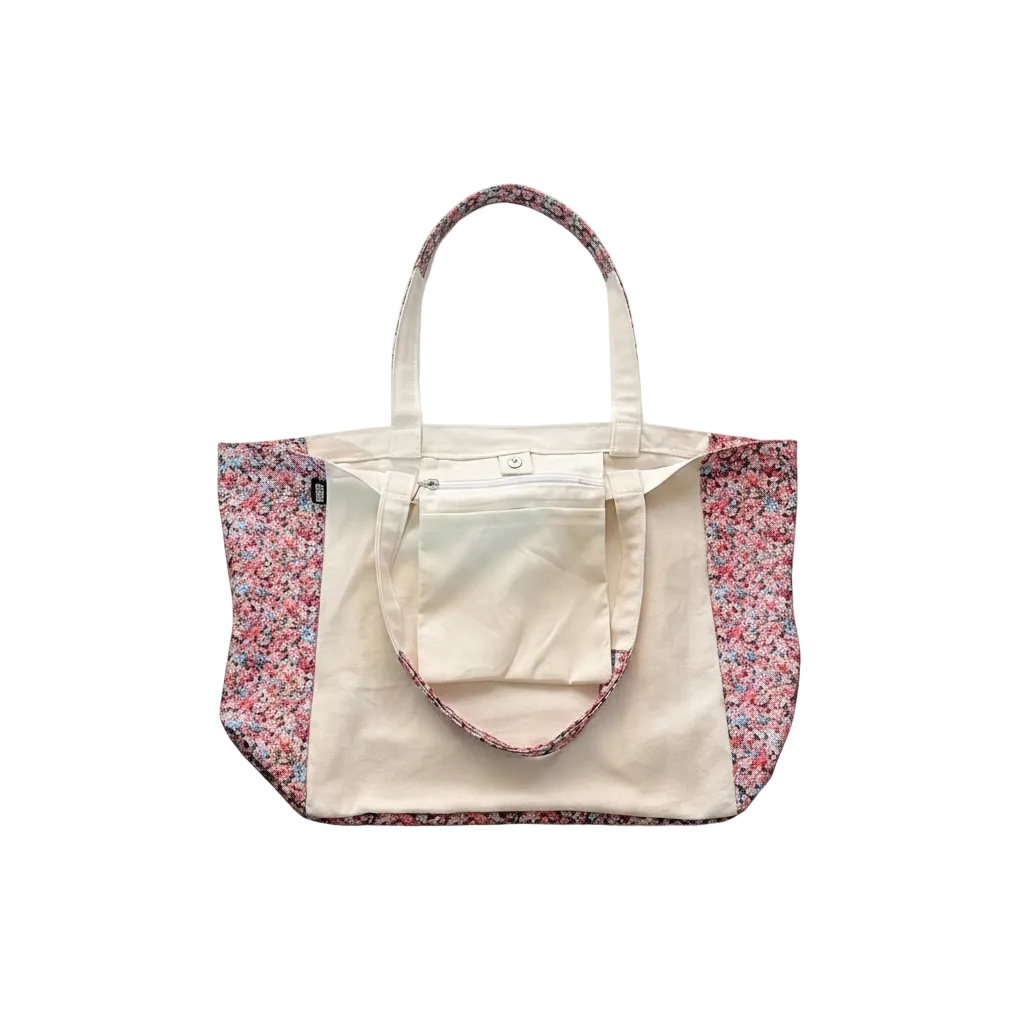 Tote Bag Off/White Floral