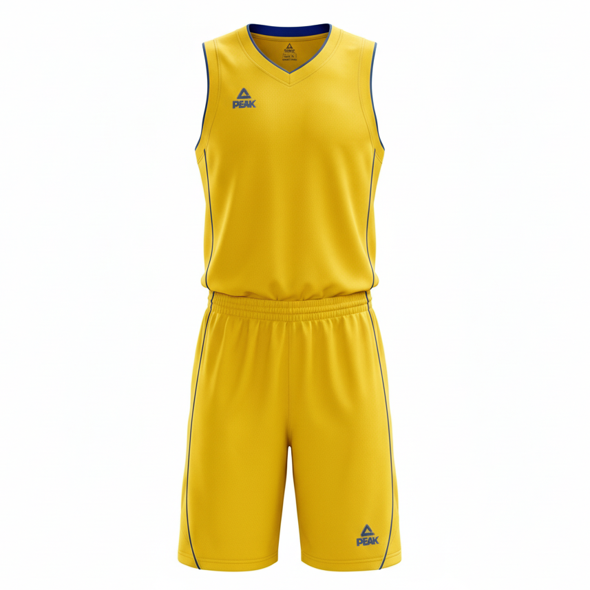Basketball Uniform Peak F771103 Yellow/Blue