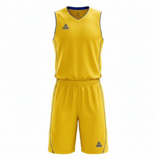 Basketball Uniform Peak F771103 Yellow/Blue