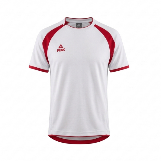 Peak T-Shirt White/Red TS31