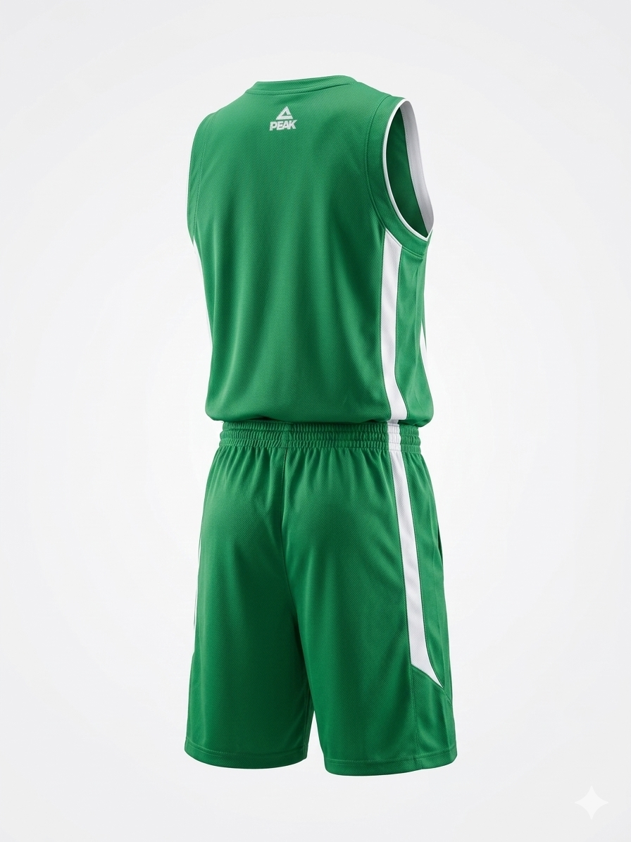 Basketball Uniform Peak F771103 Green/White