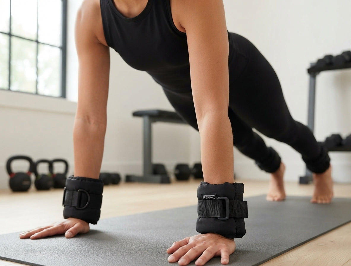 Adjustable Ankle Wrist Weights Up to 2kg Pair