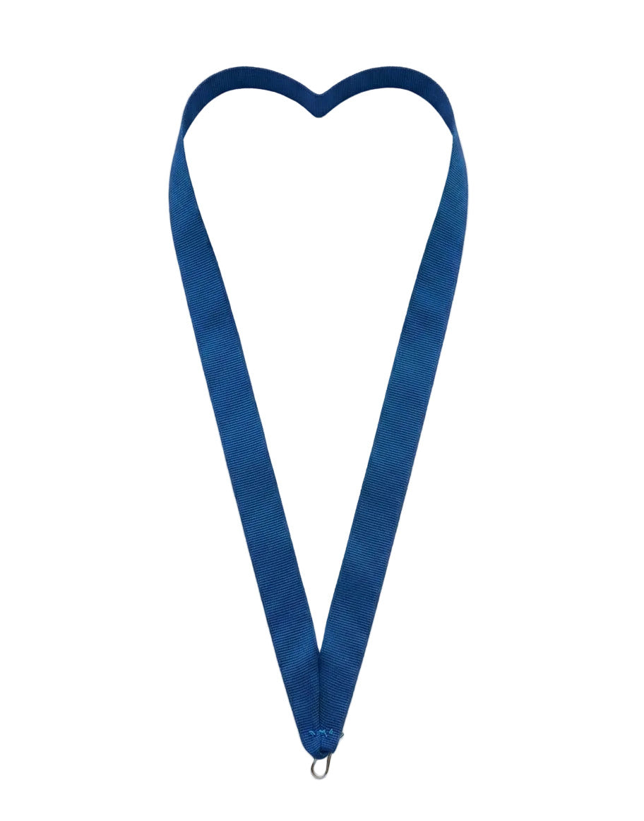 Medal Neck Ribbon Blue