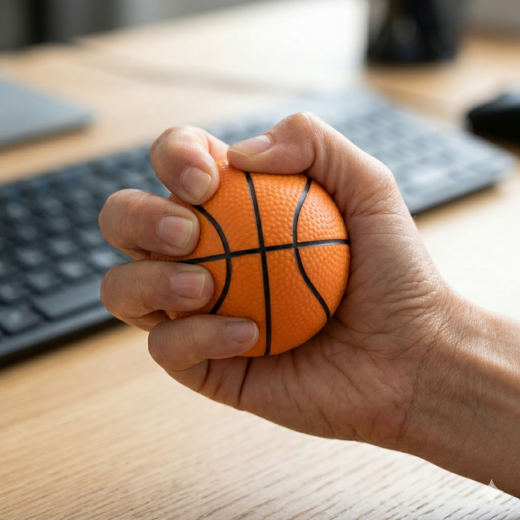 Anti Stress Foam Basketball Orange