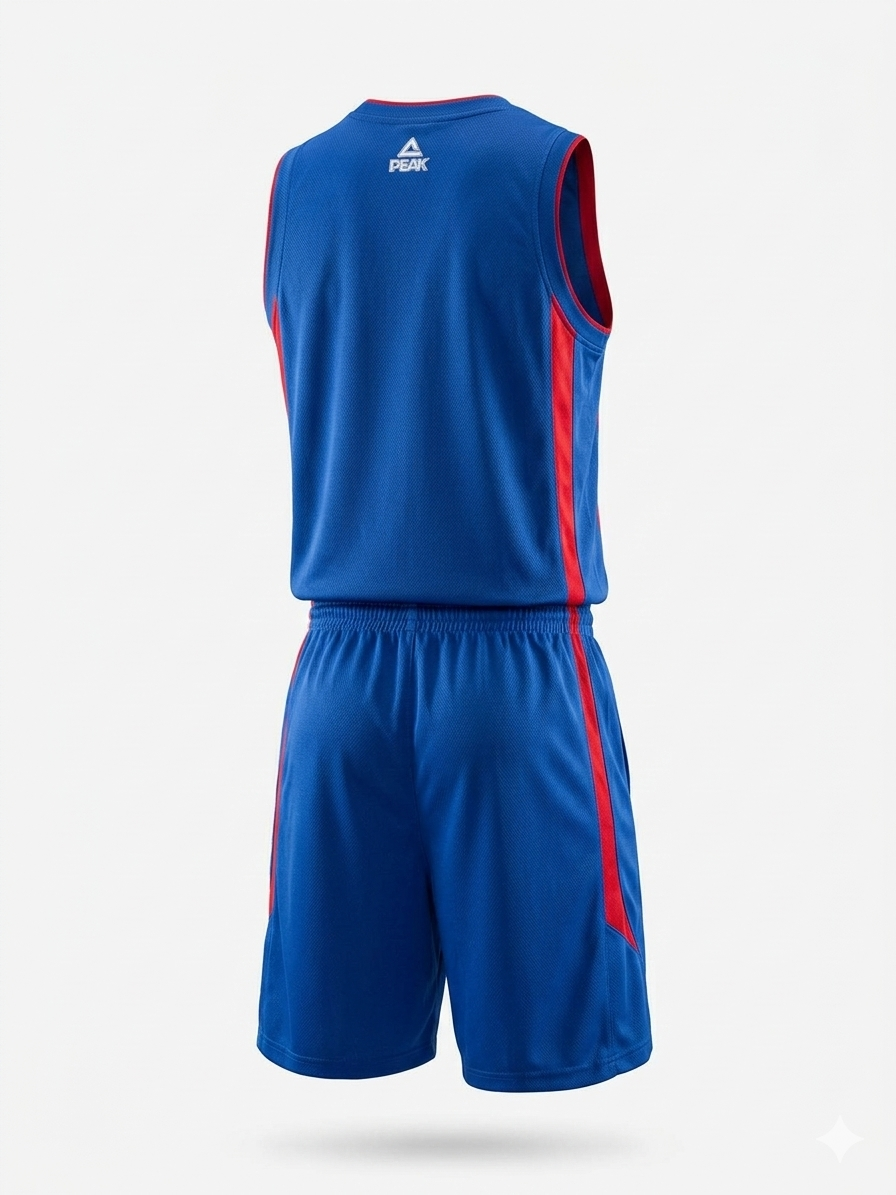 Basketball Uniform Peak F771103 Blue/Red