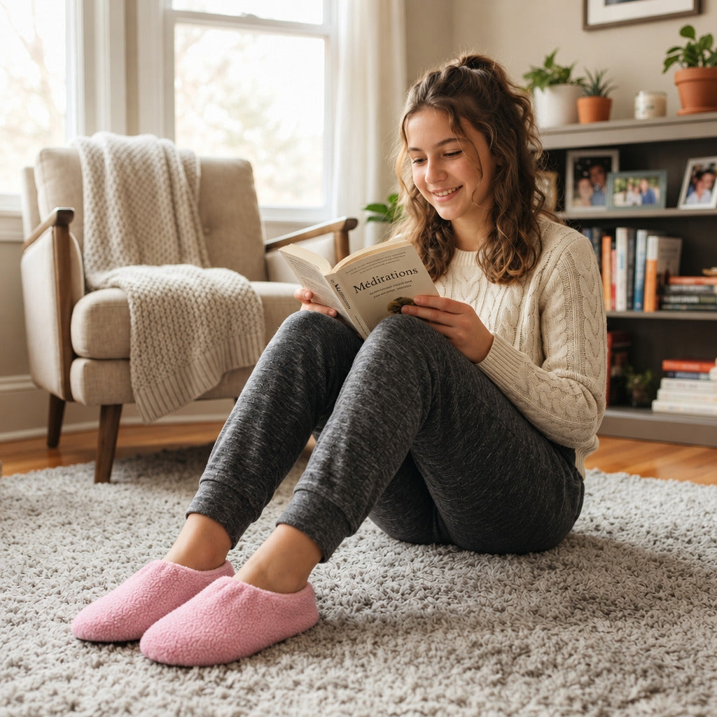 Flexy Slips Fleece Pink