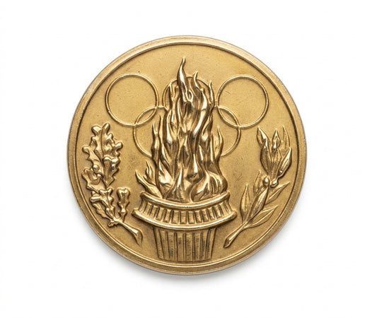 Insert Metal Stickers Trophy Olympic