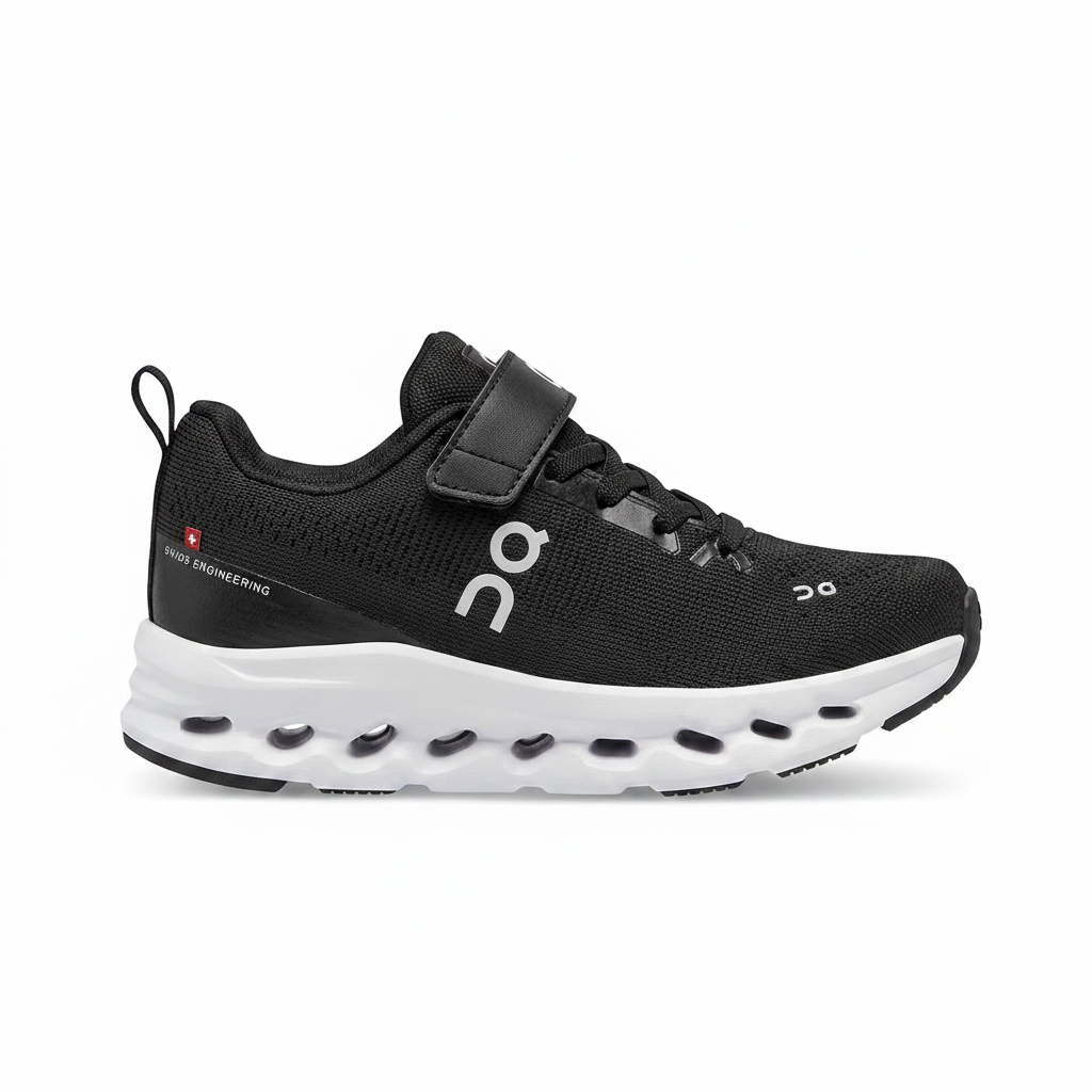 Running Shoes Kids Black QCS-1