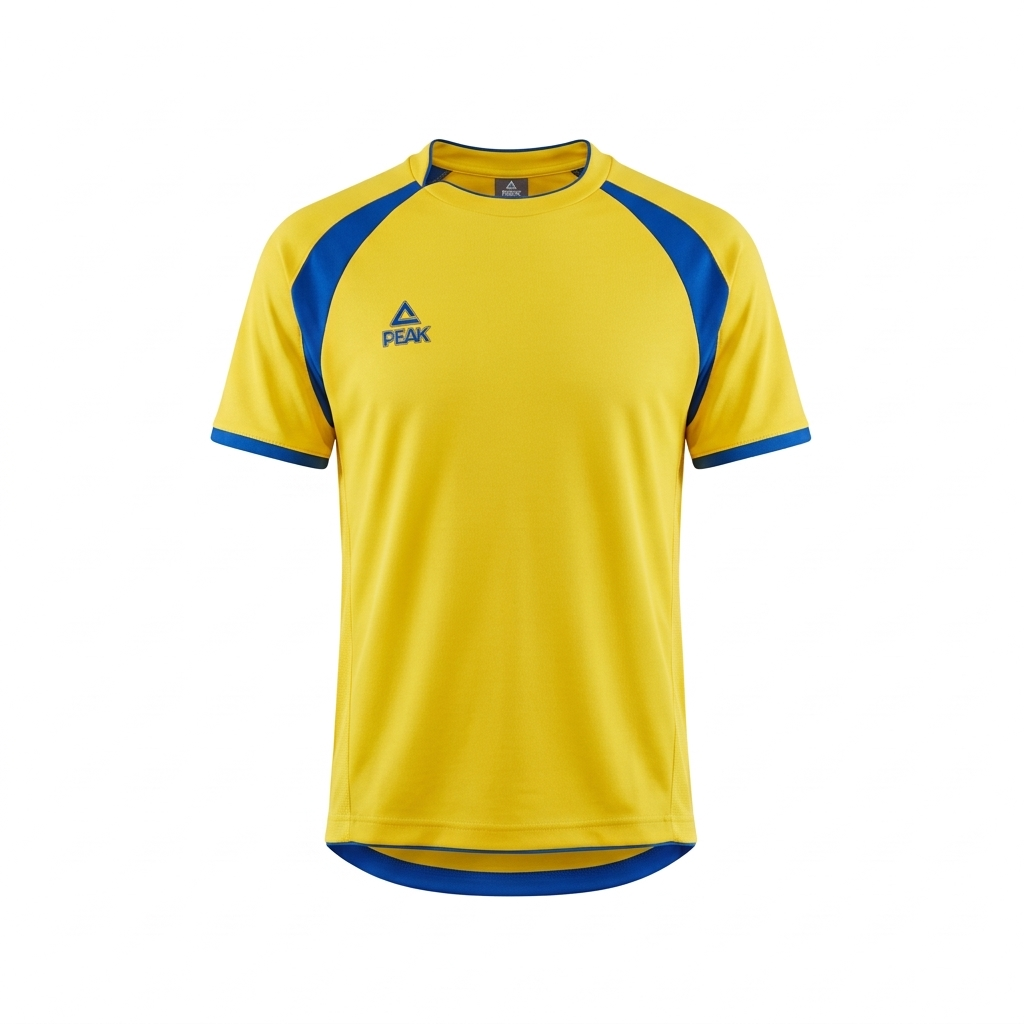 Peak T-Shirt Yellow/Blue Royal TS31