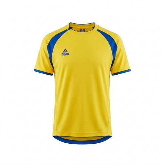 Peak T-Shirt Yellow/Blue Royal TS31