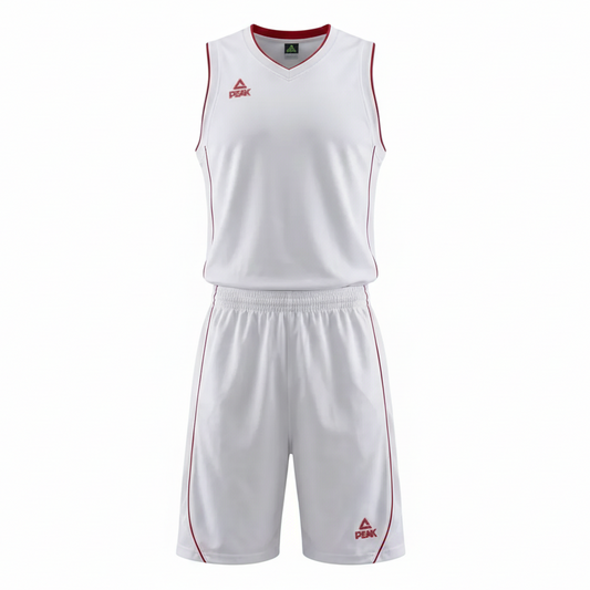 Basketball Uniform Peak F771103 White/Red