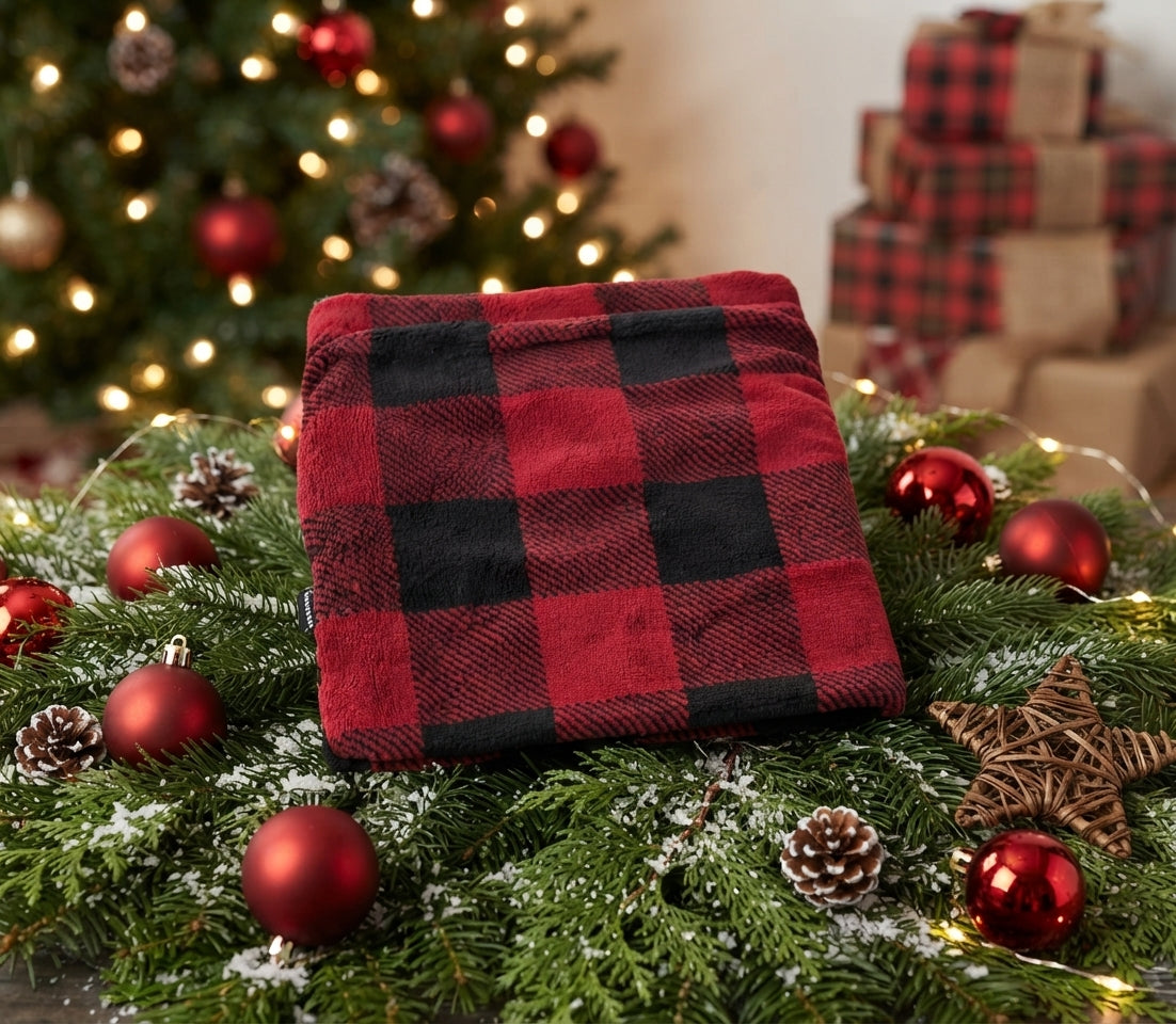 Headgear Adjustable Double-Layer Furr Carreau Red