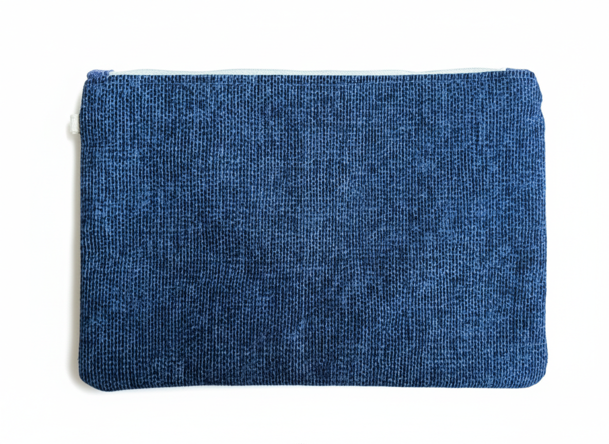 Crossbody bag White Blue Embroidery