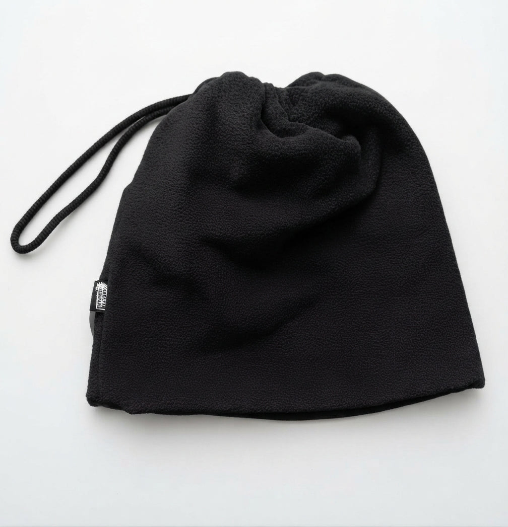 Headgear Adjustable Double-Layer Fleece Black