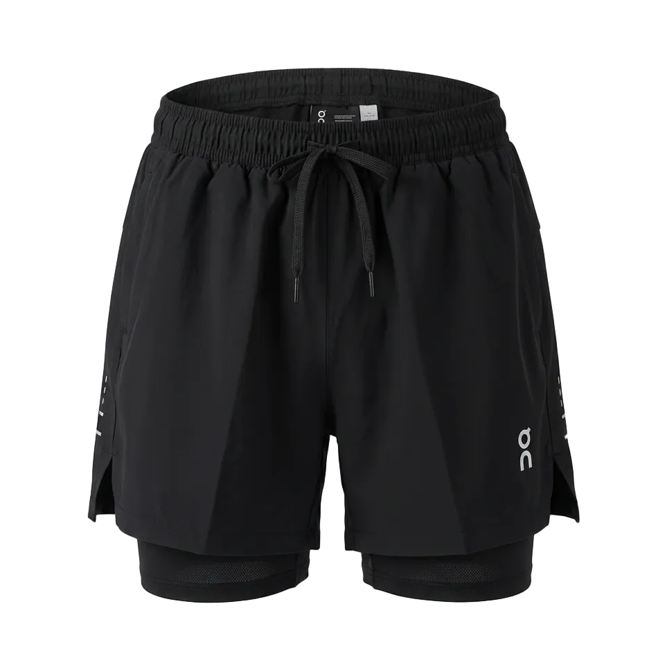 2 in 1 Running Short Black #9633