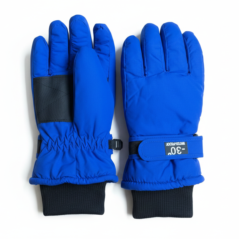 Gloves Small Snow Blue