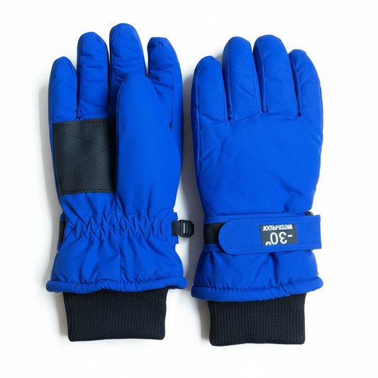 Gloves Small Snow Blue