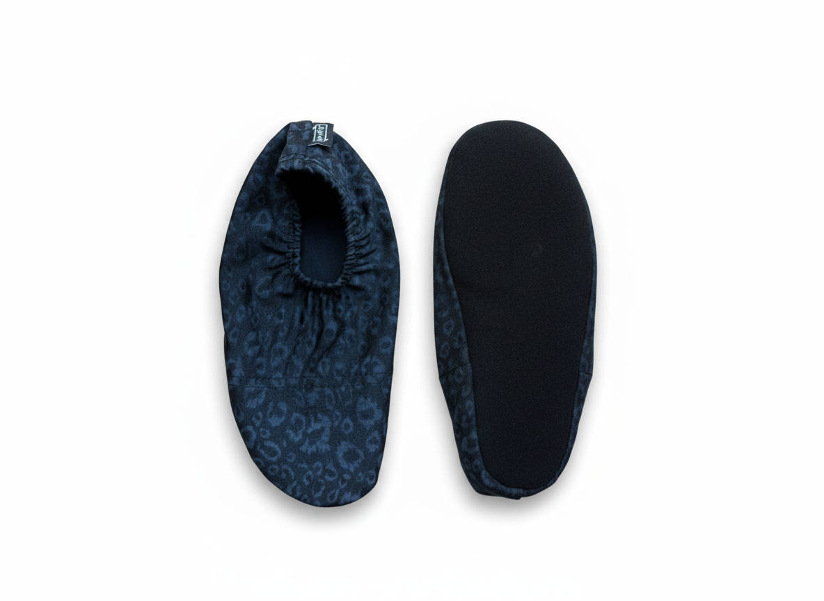 Flexy Slips Lycra Leopard Black/Dark Grey