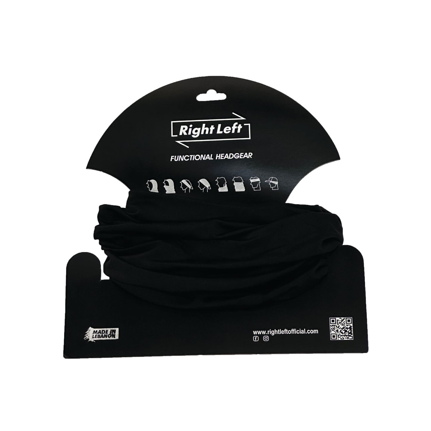 Functional Headgear - Lycra Black