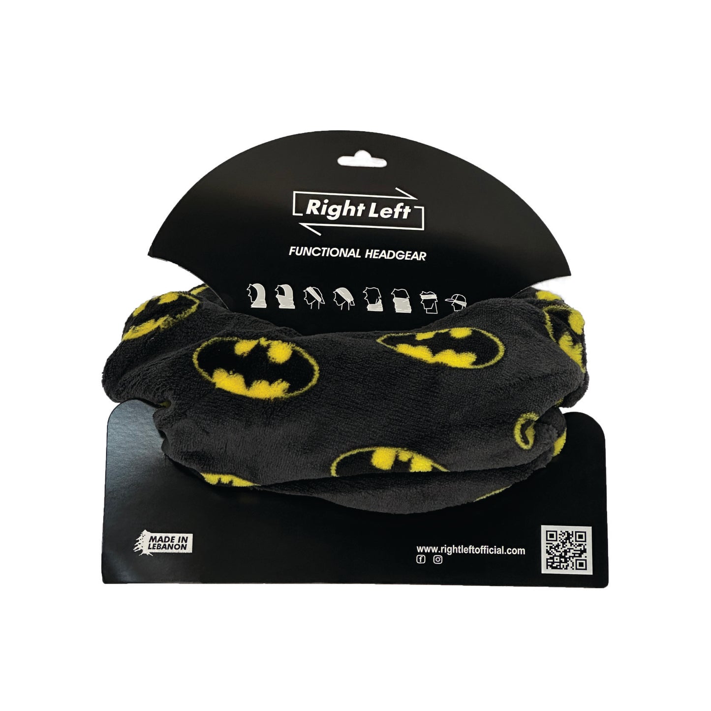 Functional Headgear - Furr Batman Grey/Yellow