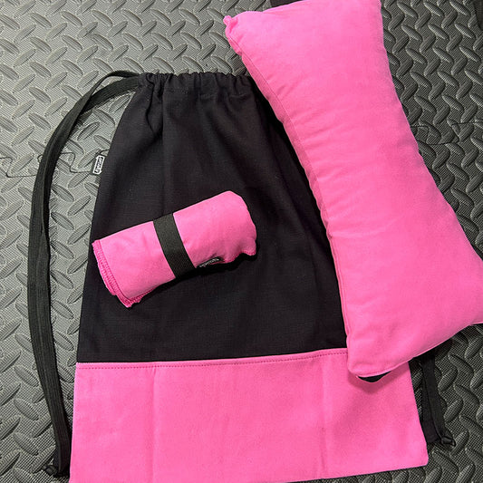 Microfiber Bundle Pillow, Towel & Lace Bag