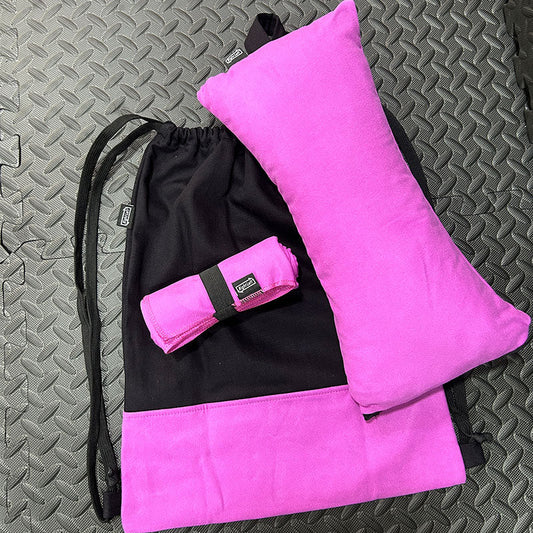 Microfiber Bundle Pillow, Towel & Lace Bag