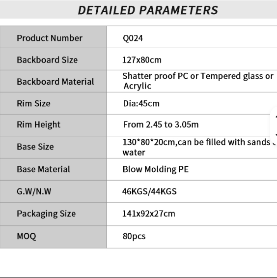 S027 Portable Basketball