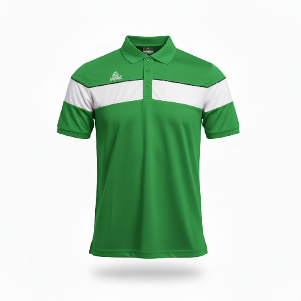 Peak Polo Green/White #AP13