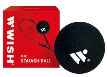 Wish Squash Ball Single Yellow Dot WS-100