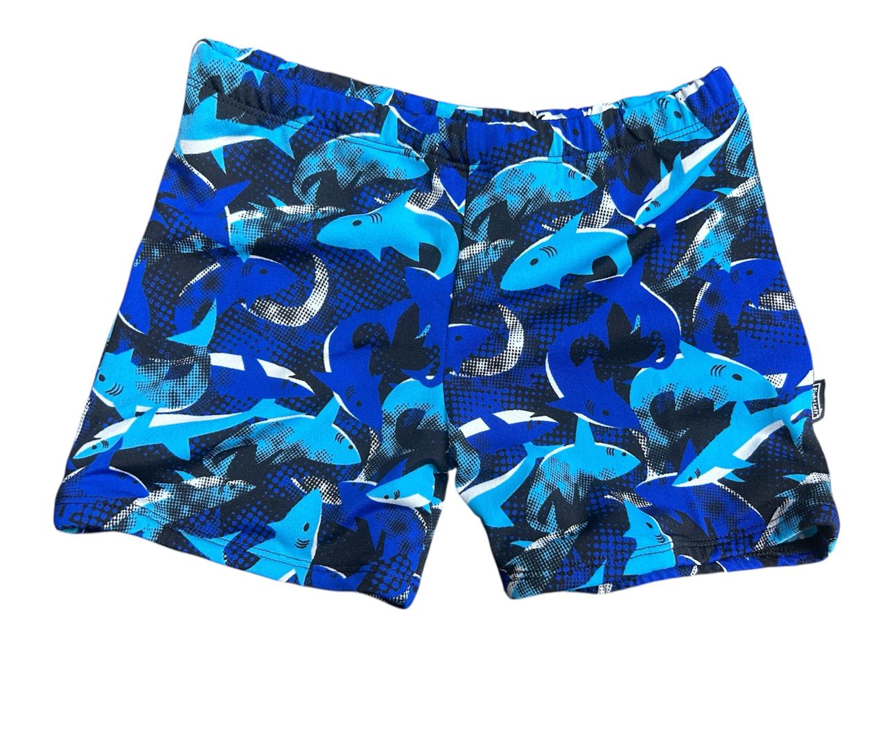 Boys swim short Shark Blue (maillot)