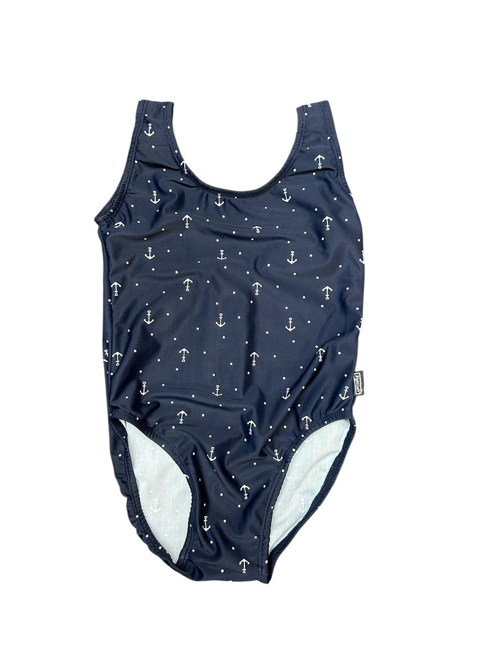 Swimsuit (Maillot) One-Piece - Anchor Navy