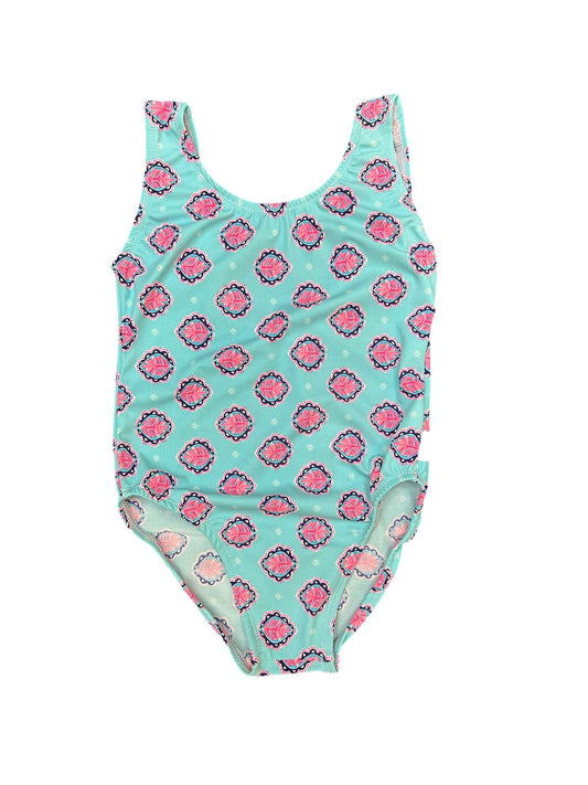 Swimsuit (Maillot) One-Piece - Medallion Blue