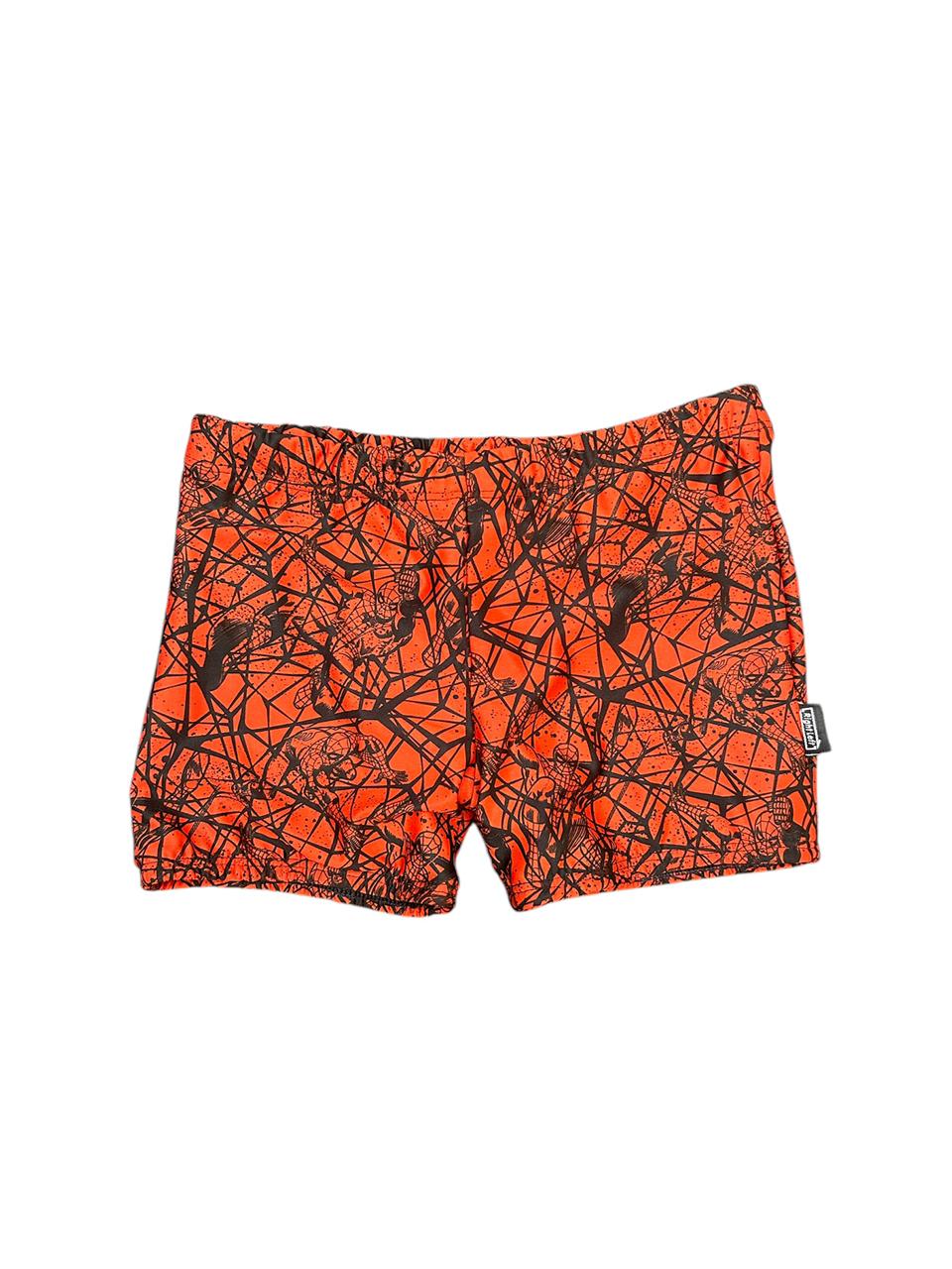 Boys swim short Spider Red