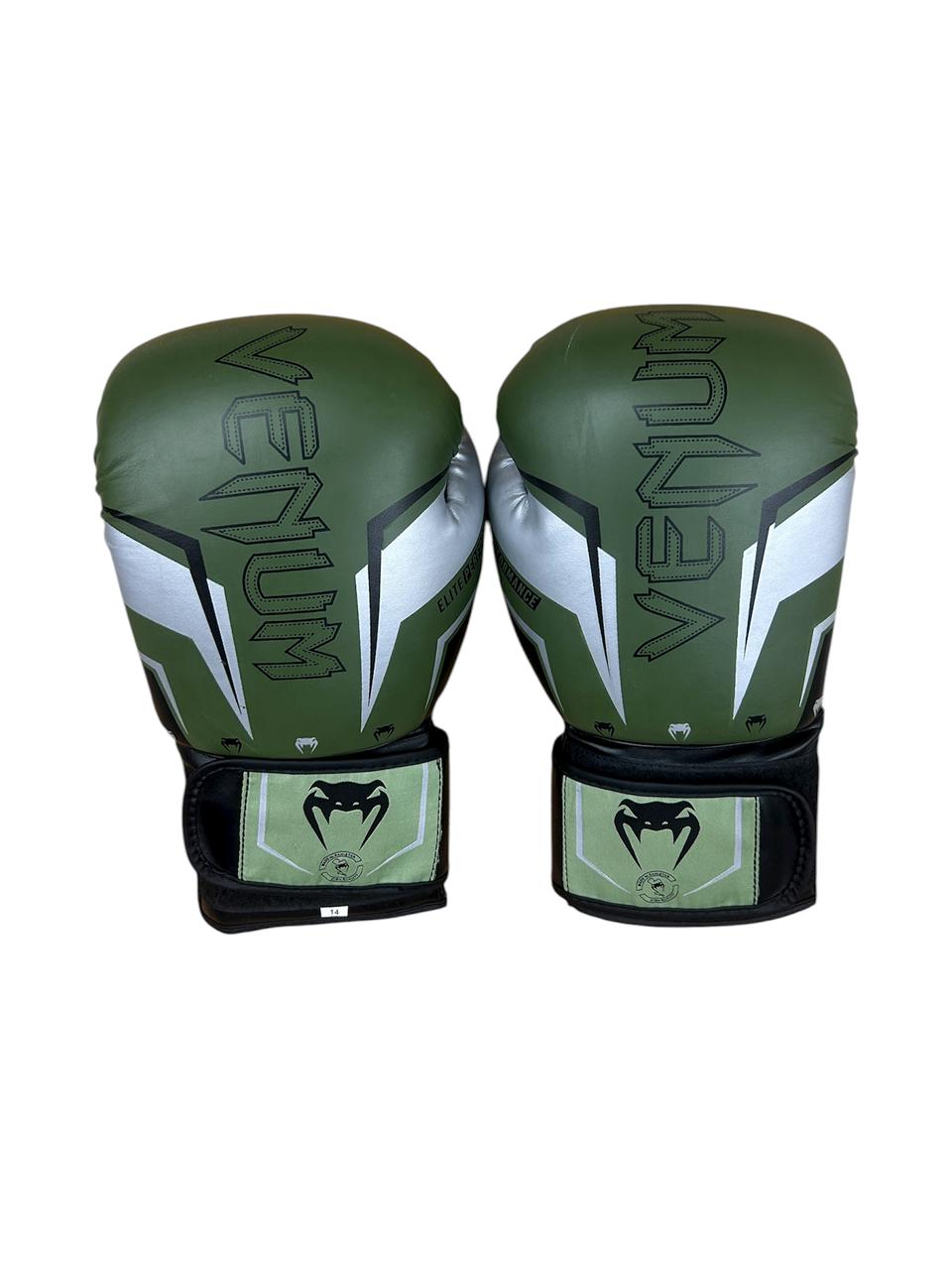 Venum Boxing Gloves color green