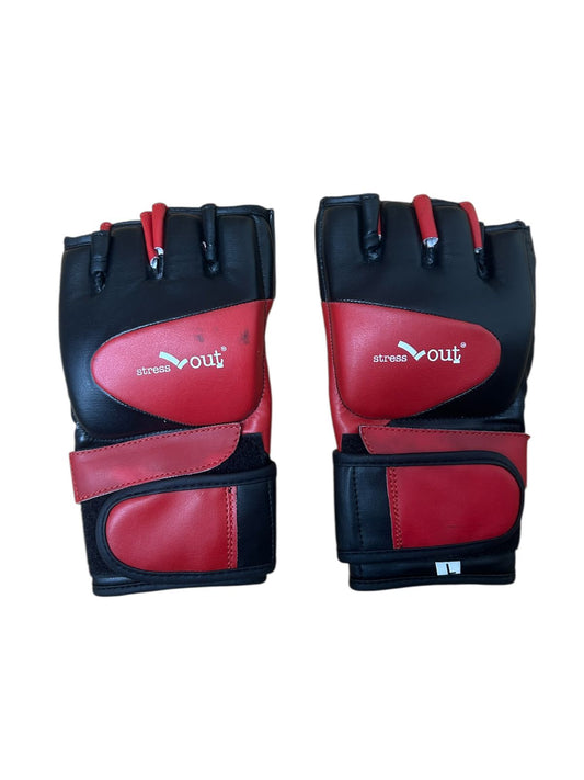 Stress Out Boxing Gloves color black/Red