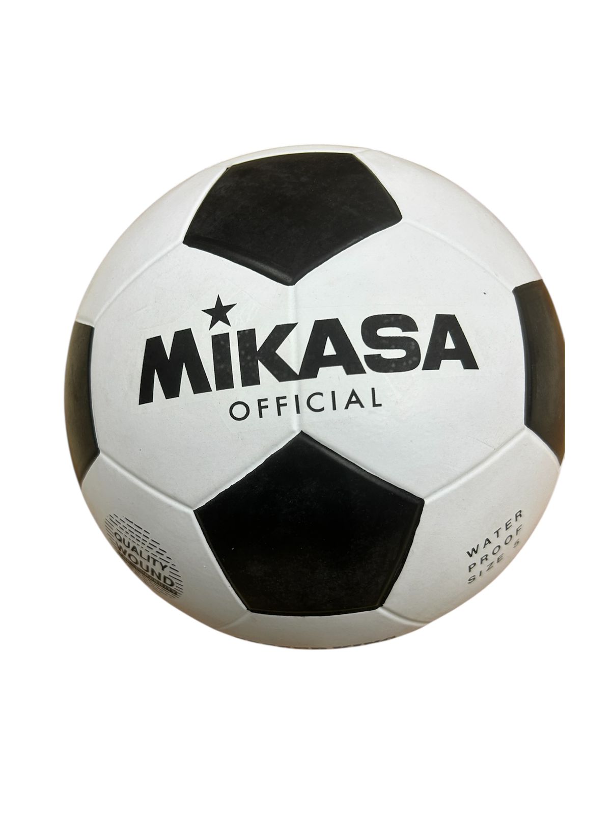Mikasa Football size 5 Black/White