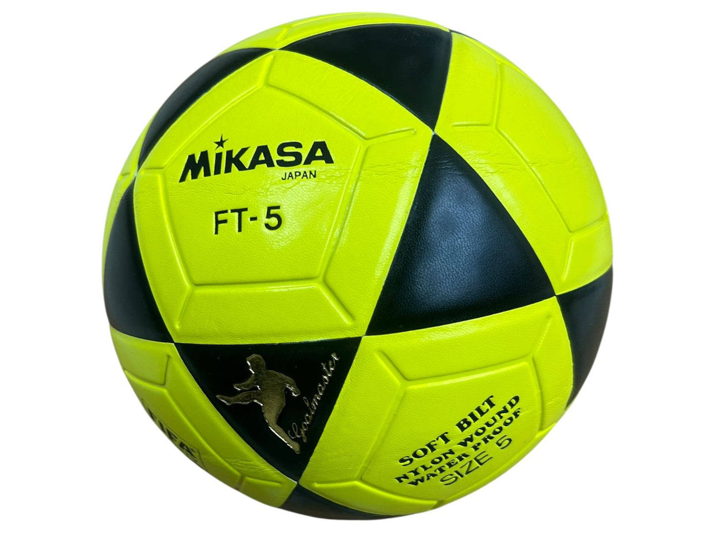 Mikasa Football size 5 Yellow/Black