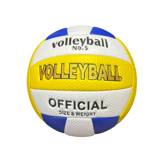 Volleyball Soft Size5 Yellow/White/Blue