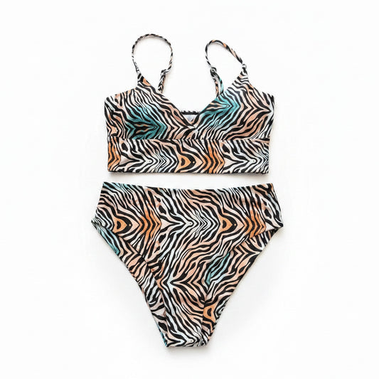 Swimsuit (Maillot) Two-Pieces Animal Print