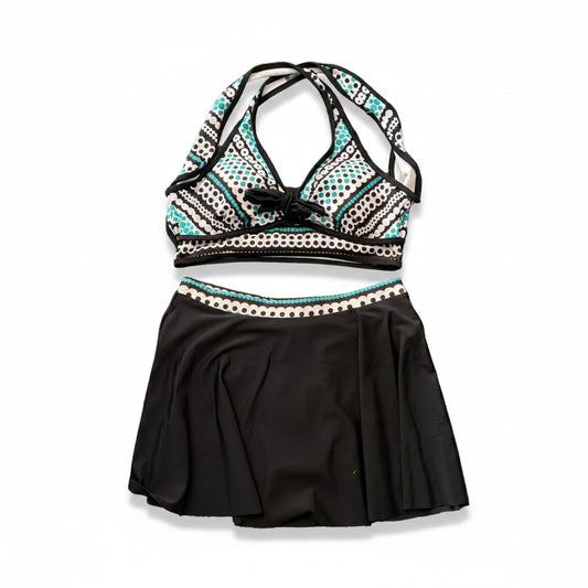 Swimsuit (Maillot) Two-Pieces Black/Petrol