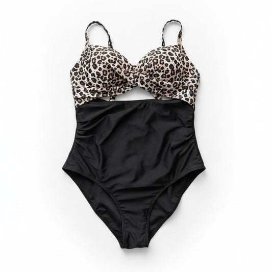 Swimsuit (Maillot) One Piece Leopard Print