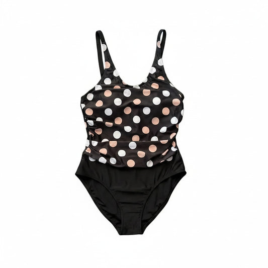 Swimsuit (Maillot) One Piece Black/Polka dot