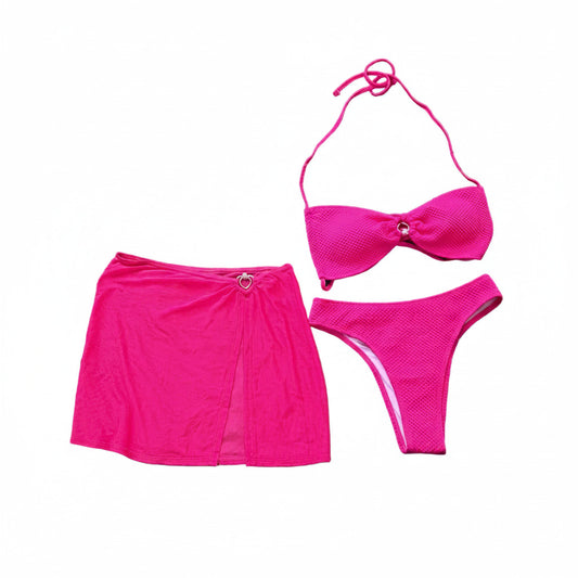 Swimsuit (Maillot) Three-Pieces Pink