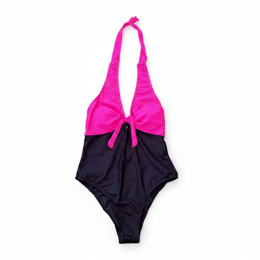 Swimsuit (Maillot) One Piece Fushia/Black