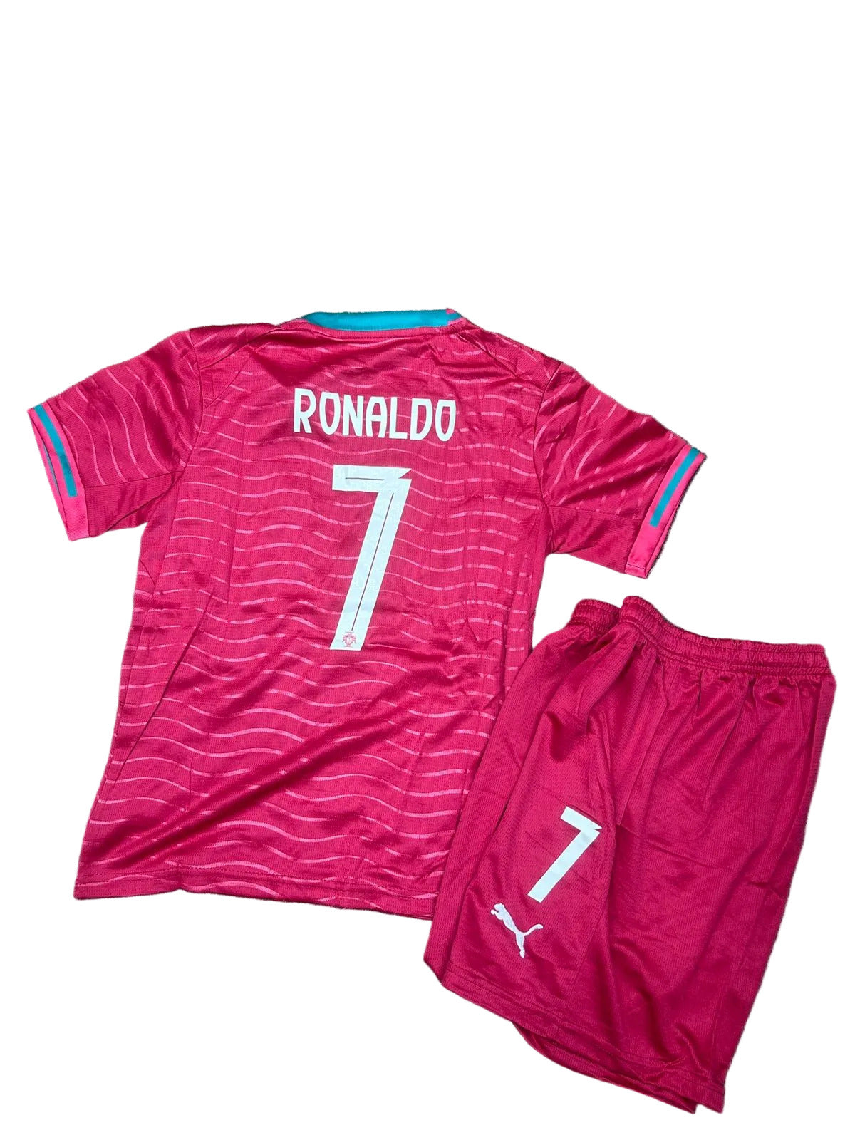 Football Uniform Portugal Kids Red