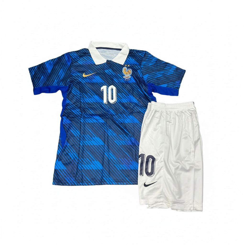 Football Uniform Kids France Blue/Navy