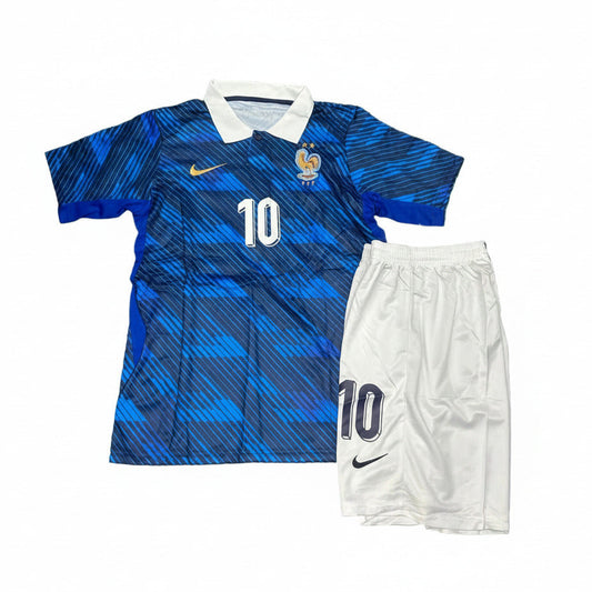 Football Uniform Kids France Blue/Navy