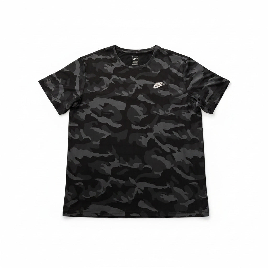 T-Shirt Black/Grey Army