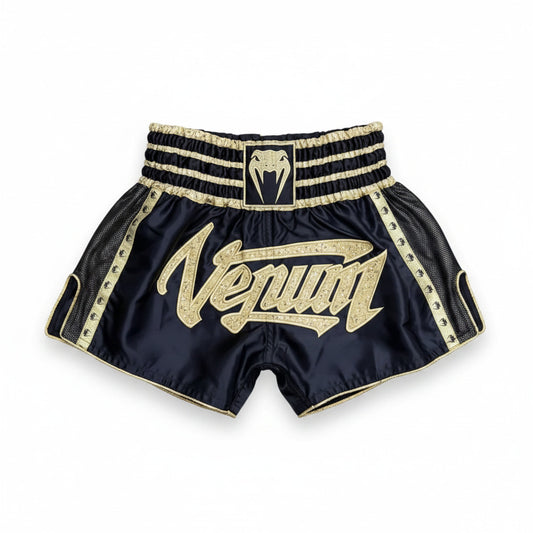 Boxing Shorts Black/Gold Nacre