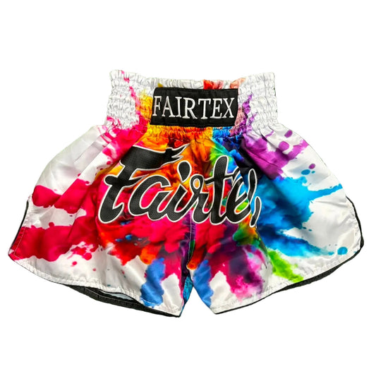 Boxing Shorts Multicolor Painted